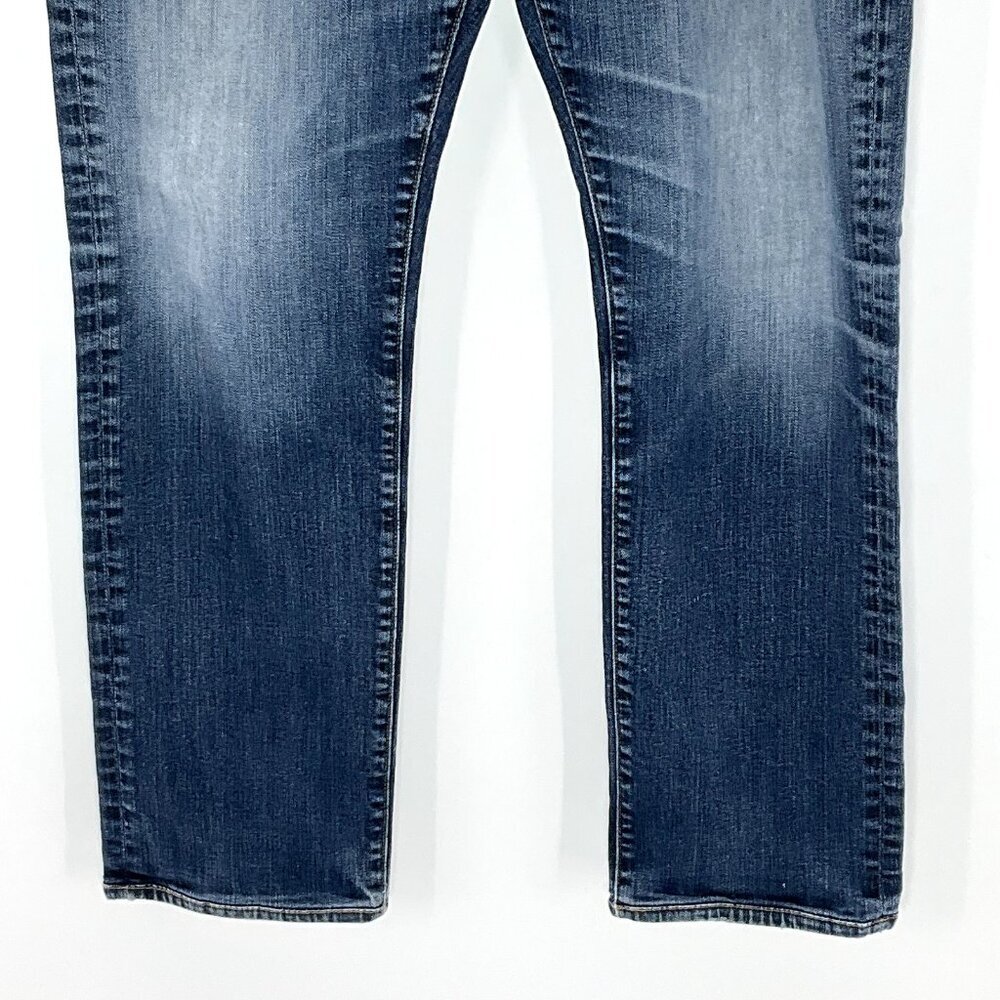 AG Adriano Goldschmied Jeans Mens 38x29 Blue Graduate Tailored Stretch Denim - Picture 3 of 13